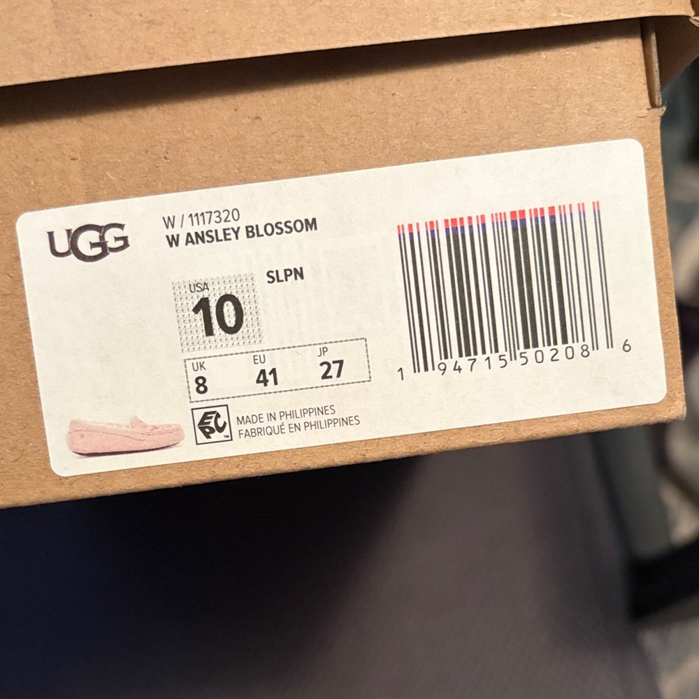UGG Women's Light Pink Floral Slippers - Picture 6 of 6